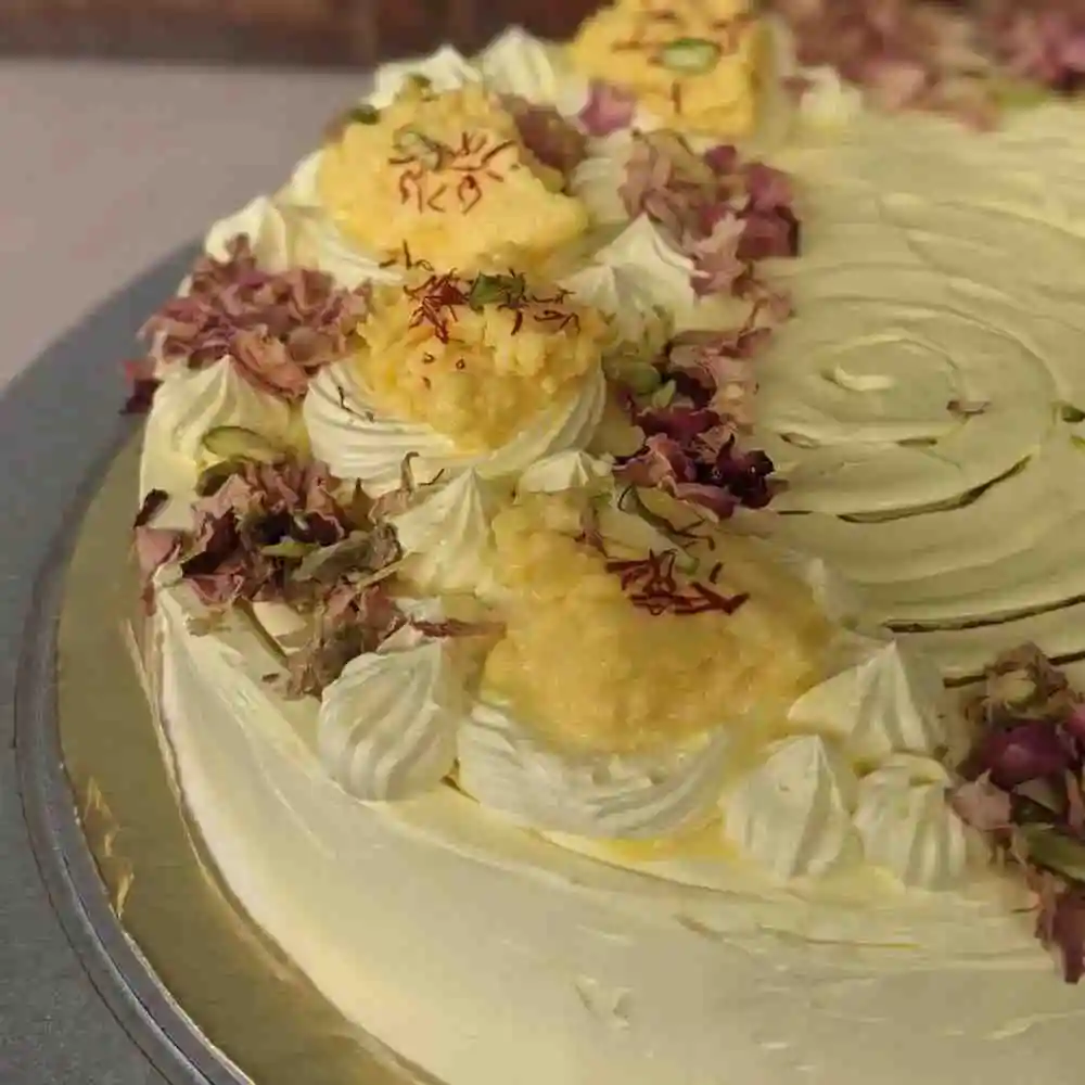 Shop Rasmalai Birthday Cake with Vanilla Sponge Online